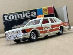 54 トミカ 1/65 ニッサン 430 セドリック 280E ブロアム タクシー クリームホワイト NISSAN CEDRIC 黒箱 TOMICA TOMY トミー レア ミニカー