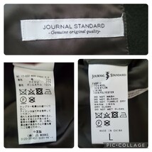 JOURNAL STANDARD×Port Phillip ジャーナルスタンダード×ポートフィリップ Lサイズ ウールチェスターコート/アウター オリーブ メンズ_画像8