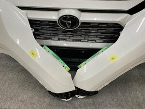 【新車外し】トヨタ RAV4 後期 フロントバンパー フェンダー セット 牽引フックカバー 付属 MXAA52 白 089 【特価】 管理:945