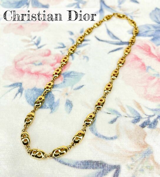 ★激レア☆ Christian Dior ディオール ネックレス　ゴールド 金　CDロゴ チェーン　アクセサリー　ブレスレット