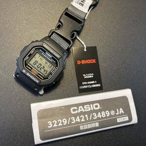 【新品/即決/送料込】G-SHOCK DW-5600E-1 カシオ カラビナ 仕様　磯釣り 山登り ライフジャケット アウトドアに。