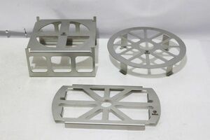 H671H 111 日本森の十字社 BICHIKU-BOKU STOVE ペール缶専用 焚き火ギア 3点セット SUS304 未使用