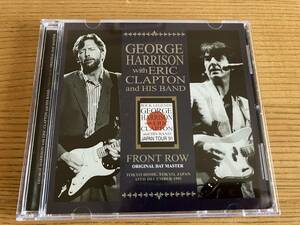 ■GEORGE HARRISON with ERIC CLAPTON & HIS BAND / FRONT ROW: ORIGINAL DAT MASTER - TOKYO DOME, TOKYO, JAPAN 15TH DECEMBER 1991