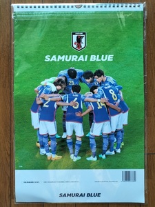 ☆☆ サッカー日本代表 2024年カレンダー/ 未開封～新品☆☆