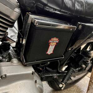 ★ AMF Harley-Davidson 純正 メタルデカール オイルタンク NEW OLD PART!! FLH/FX/XL/パンヘッド/ナックルヘッド/スポーツスターの画像3