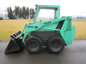 【簡易キャビン仕様★good condition】TCM ボブキャット725 除雪 Jobsun Tiresショベル Wheel Loaderー