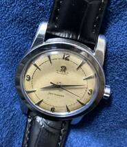 稼働 オメガ cal.354 バンパー ハーフローター シーマスター 自動巻 メンズ 腕時計 リダン OMEGA seamaster automatic men's watch_画像7