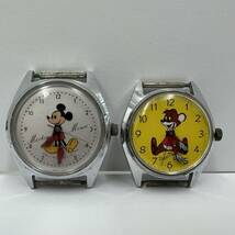 【K】SEIKO セイコー　Disney ディズニー　腕時計　ミッキーマウス　5000-7000　タイムボンゴ　5000-6030　不動　フェイスのみ【3340】_画像1