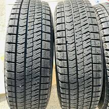 175/65R15 スタッドレスタイヤ アルミホイールセット 15インチ 5.5J PCD100 4穴 トヨタ ヴィッツに装着 VRX2 良品 ブリヂストン ブリザック_画像7