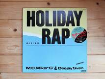 【国内盤】12インチ レコード HOLIDAY RAP (ホリデーラップ) M.C.MIKER G & DEEJAY SVEN (MCマイカーG＆DJスヴェン) ディスコ ユーロビート_画像1