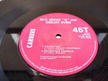【国内盤】12インチ レコード HOLIDAY RAP (ホリデーラップ) M.C.MIKER G & DEEJAY SVEN (MCマイカーG＆DJスヴェン) ディスコ ユーロビート_画像3