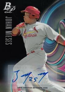 【ヨハン・ミエセス】直筆サインカード 阪神タイガース 2018 TOPPS PLATINUM JOHAN MIESES AUTO #検索 BBM EPOCH エポック