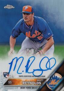 【マット・レイノルズ】新外国人 ルーキー 直筆サインカード 広島東洋カープ 499枚限定 2016 TOPPS MATT REYNOLDS AUTO #検索 BBM EPOCH