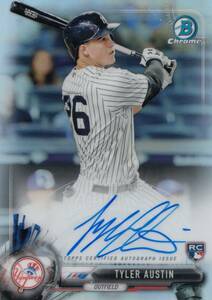 【タイラー・オースティン】ルーキー 直筆サインカード 499枚限定 横浜DeNAベイスターズ 2017 TOPPS TYLER AUSTIN AUTO #検索 BBM EPOCH