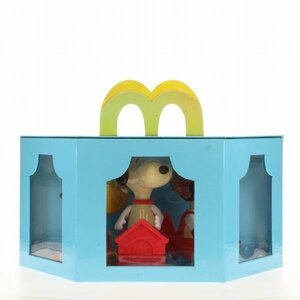 [ есть перевод ][ Snoopy ] Peanuts McDonald's happy комплект Snoopy фигурка [ коробка царапина / корпус выцветание есть ] 65504403