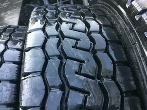 令965 ★195/75R15 109/107L BRIDGESTONE DURAVIS M804 6本共に大差なし10mm～ の合計6本の出品です。　★領収書可★送料無料です★