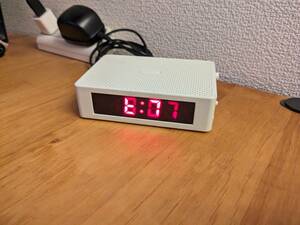 無印良品　MUJI アラーム機能付きデジタル時計　目覚まし時計　Z0519G