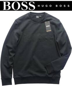 秋冬春30,000円新品BOSSボス★安い黒はチープ感が出るので要注意！高品質ジャージで高級感のある黒BOSSトレーナー【欧米XL＝日本XL～XXL】