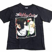 90s ビンテージ MOTLEY CRUE モトリークルー Tシャツ GUNS N'ROSES METALLICA NIRVANA IRON MAIDEN OZZY OSBOURNE AEROSMITH_画像1