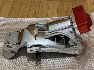 激安スタート 盆栽一台分解中 美品 エイプ50 メッキ リアフェンダー テールベース テールレンズ LED球 サブフレーム セット エイプ APE