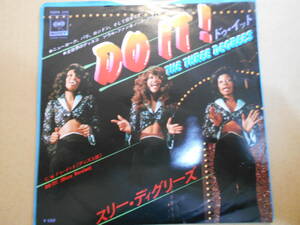 【EP3枚以上送料無料】 7inch / スリー・ディグリーズ DO IT(B:DO IT(DISCO VER))/ SOPB-356/ シングル / レコード / 国内盤