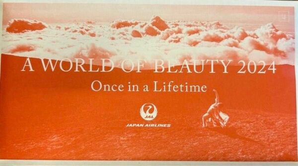 JAL A world of beauty 2024 卓上カレンダー