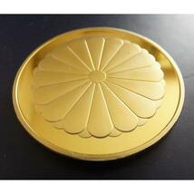 【送料込】メダル 日本 菊の御紋 鳳凰 菊紋 ゴールド・記念コイン （ボールマーカー）e_画像2