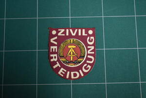 Qn677 Zivilverteidigung der DDR, ZV patch ドイツ民主共和国民間防衛隊 ワッペン ゆうメール