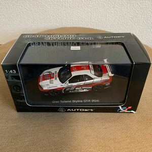 AUTOart 1:43 NISSAN SKYLINE GT-R(R34) GRAN TURISMO VERSION オートアート 日産スカイラインGT-R BNR34 グランツーリスモ 品番60279