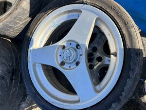 WORK Equip ワーク エクイップ VOGGERD ヴォガード 17×7J+45 ホイール アルミホイール 3スポーク 4本 