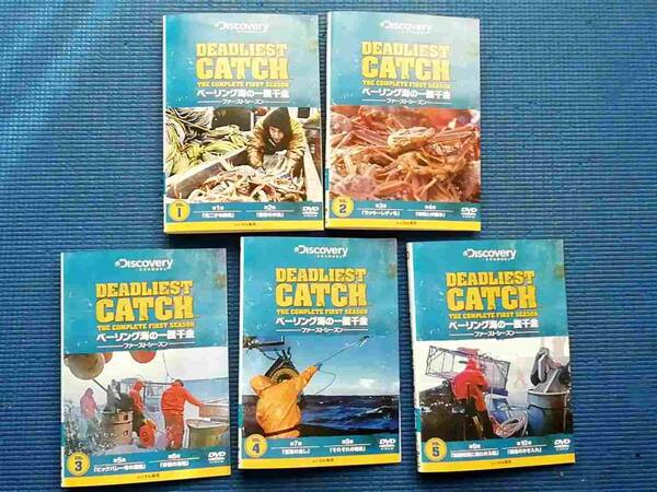 DVD ベーリング海の一攫千金 ファースト・シーズン 全5巻 全巻セット DEADLIEST CATCH FIRST SEASON カニ漁 ドキュメンタリー