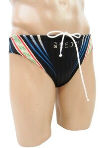 r1_4838 ★定形外 配送★ SPEEDO スピード アクアブレード リーオスペック ダイナカット 競泳水着 競パン 黒/サイズO