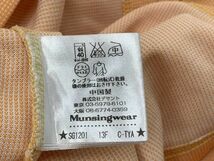 r1_4747 ★定形外 配送★ Munsingwear マンシングウェア 長袖 ポロシャツ ゴルフウェア オレンジ 男性/Lサイズ　_画像4