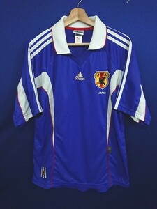 ka_1258 良品 ADIDAS アディダス CLIMALITE 速乾 サッカー 日本代表 99-00年 機能美 ユニフォーム ホーム 大きいサイズ XO