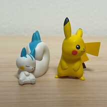 パチリス ピカチュウ 2体セット クリッピングフィギュア ポケモン ポケットモンスター はつゆめ うたたね 4914_画像2