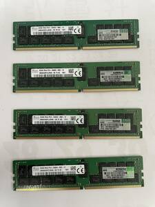 HPE ProLiant Gen10シリーズ Z4/Z6/Z8 G4等対応　HPE 840758-091 32GB PC4-2666V-R DDR4 Registered ECC 4枚セット、合計128GB
