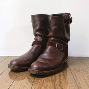 ウエスコ ボス エンジニアブーツ Wesco CUSTOM BOSS 8inc カスタム ボス 8インチ ビブラム ソール BROWN ブラウン バーガンディー