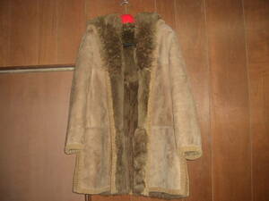  Italy fashion fur coat M size Italy girl milano 