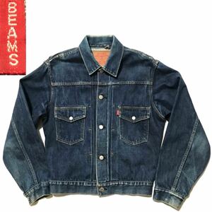 漢のビンテージ 定番 ビームス 90年代 11MJ 111MJ 817XX ビームス Wrangler デニムジャケット 日本製 Gジャン ヴィンテージ メンズ　XX