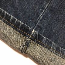 漢の休日 定番 Levi’s 514TM W34 ストレート メンズ ジーパン デニム ユーズド加工 鬼ヒゲ 4001 １３５周年_画像7