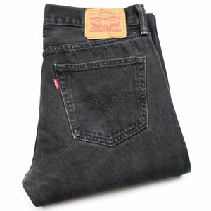 ★Levi'sリーバイス 505 ブラック デニムパンツ w32 L32★SDP2331 ジーンズ ストレート ユニセックス リペア ダメージ