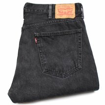 ★Levi'sリーバイス 505 ブラック デニムパンツ w38 L30★SDP2351 ジーンズ ストレート オーバーサイズ ビッグサイズ_画像1