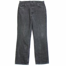 ★90s カナダ製 Levi'sリーバイス 619 ブラック デニムパンツ w38 L32★SDP2406 オールド ビンテージ ジーンズ ストレート ビッグサイズ_画像2