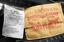 ★メキシコ製 Levi'sリーバイス 501 ダメージ ブラック デニムパンツ w38 L32★SDP2385 ジーンズ ストレート オーバーサイズ ビッグサイズ_画像6