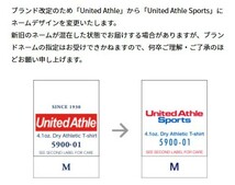 [ネコポス発送/2枚まで]◆UnaitedAthle 5900-01【0001ホワイト・XLサイズ】4.1オンスドライアスレチックTシャツが、即決490円 _画像5