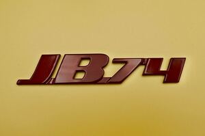 スズキ Jimny ジムニー JB74 Handmade Emblem オリジナル 手作りエンブレム (ダークレッド)