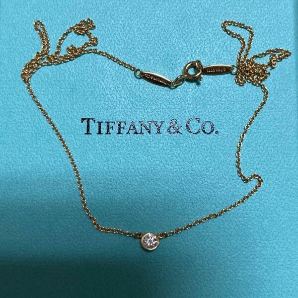 TIFFANY バイザヤード ネックレス　AU750