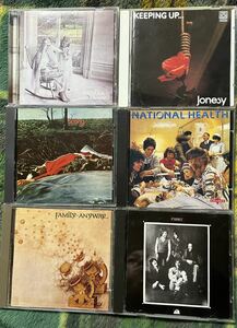 英国ロック　FAMILY JONESY NATIONAL HEALTH NIRVANA SPRING ロジャーチャップマン　HATFIELDS & THE NORTH GILGAMESH リマスター