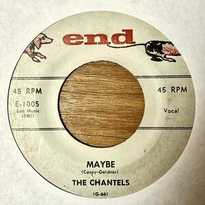 【45】Doowop特集 THE CHANTELS / MAYBE / 7inch EP 60s 50s oldies / soul BLUES R&B /GIRL GROUPS END