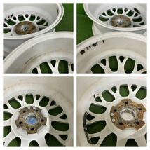 ★スバル SUBARU TECNICA 15インチ 15×6.5J +52 PCD100 5H ハブ:約56mm 4本set 中古 アルミホイール ★腐食 塗装の剥がれ有 ★送料無料_画像9